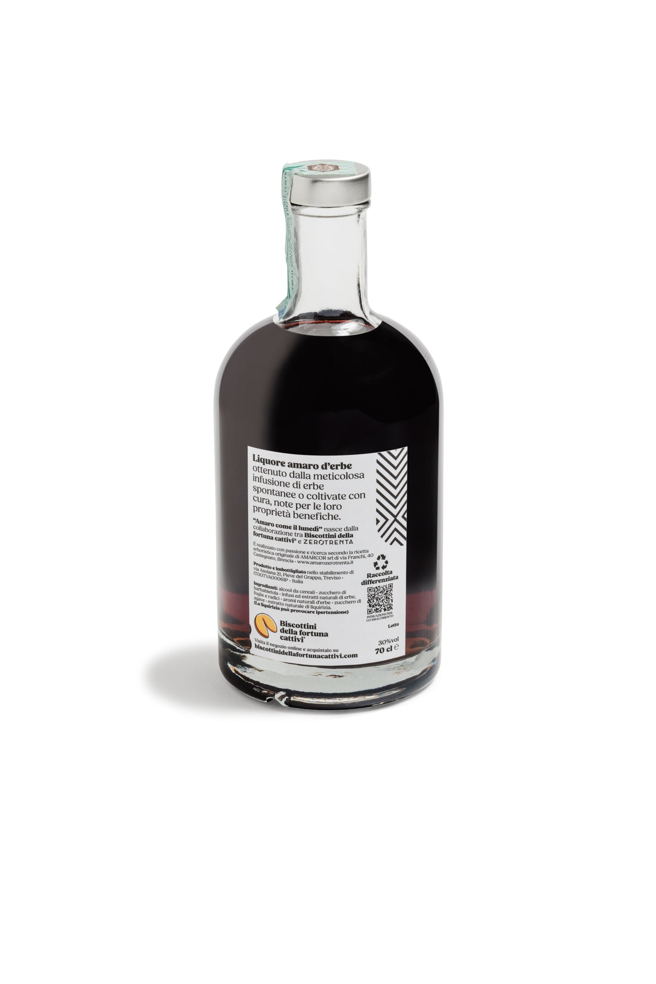 Amaro come il lunedì - 70cl