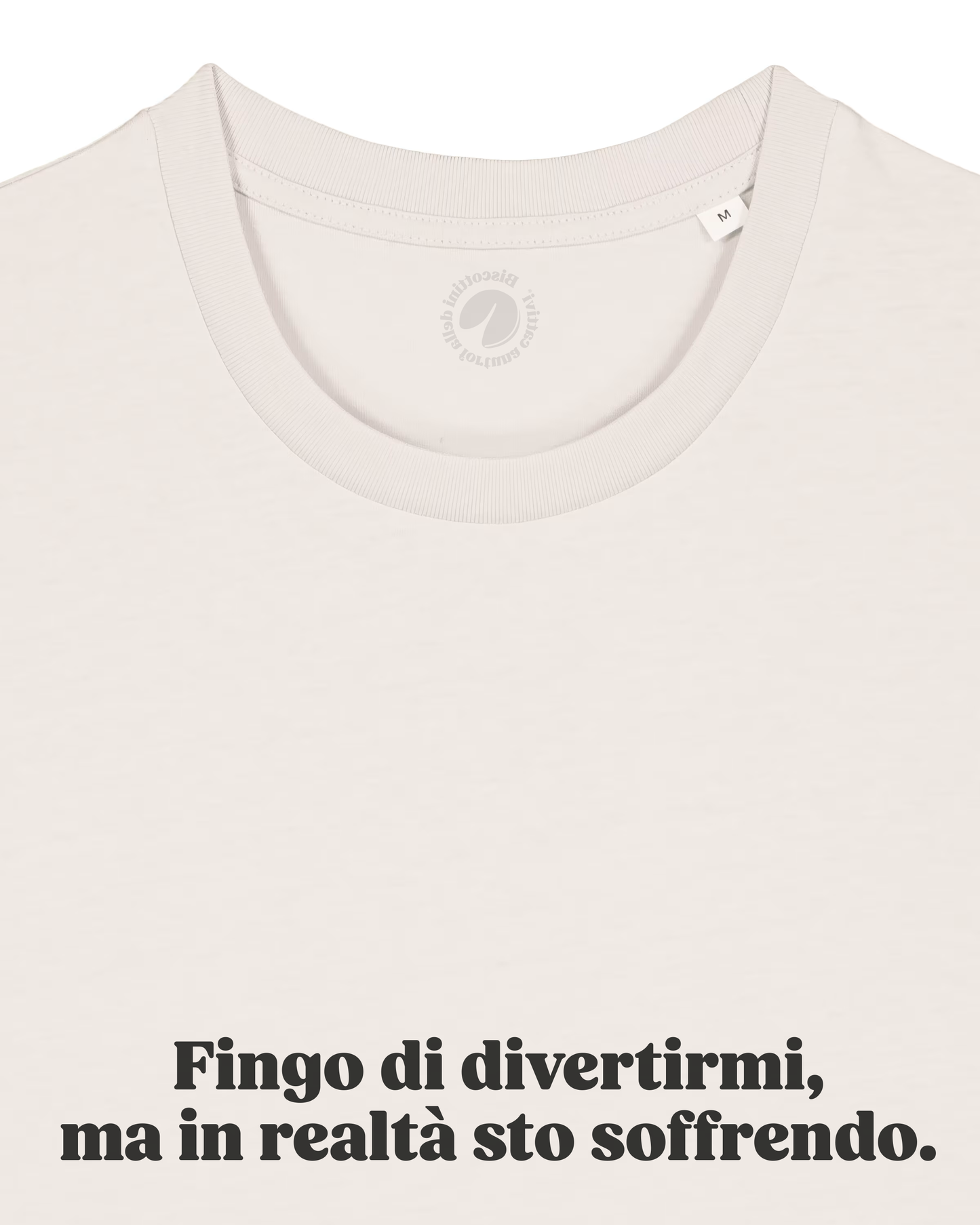 T-shirt "Fingo di divertirmi..."