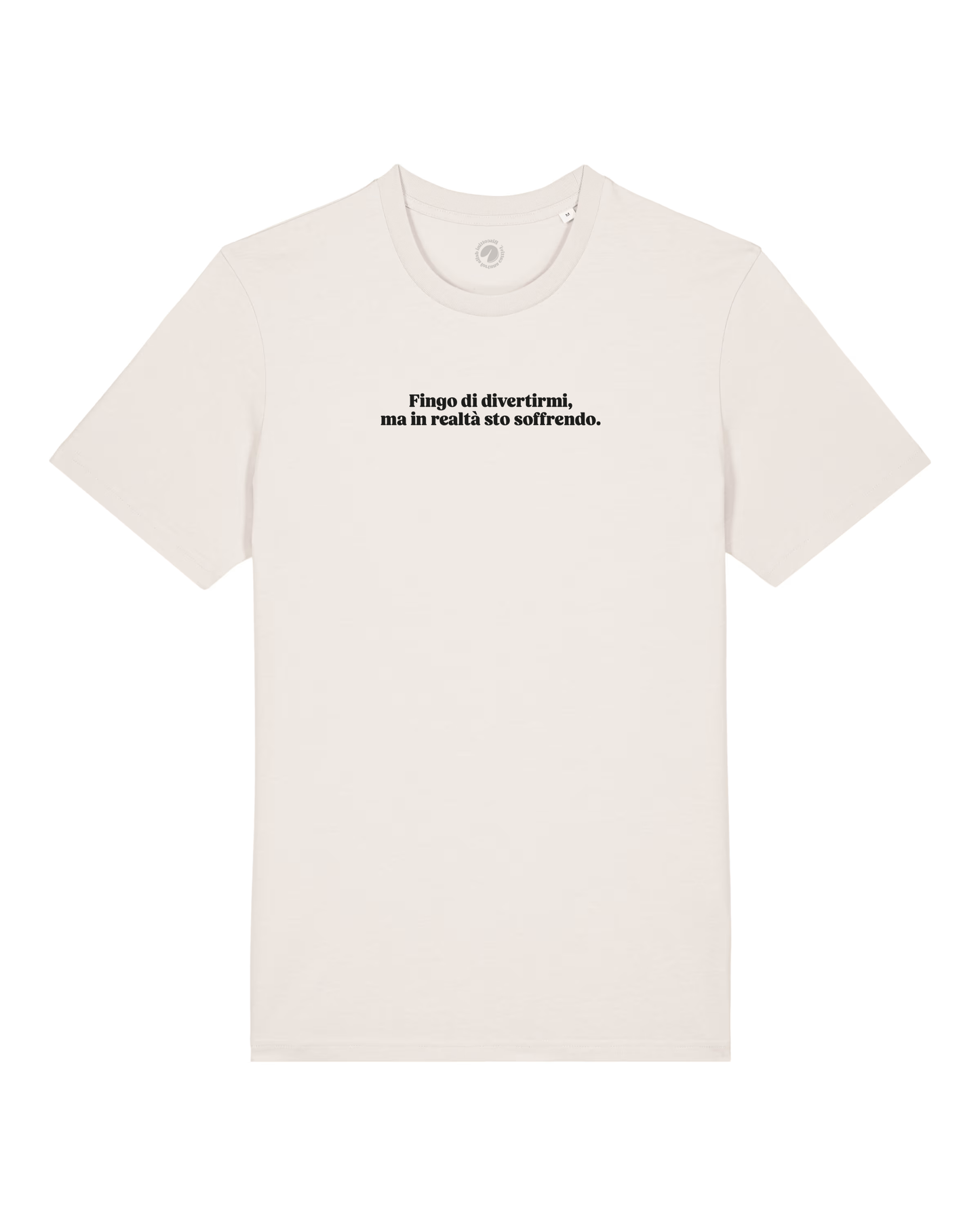 T-shirt "Fingo di divertirmi..."