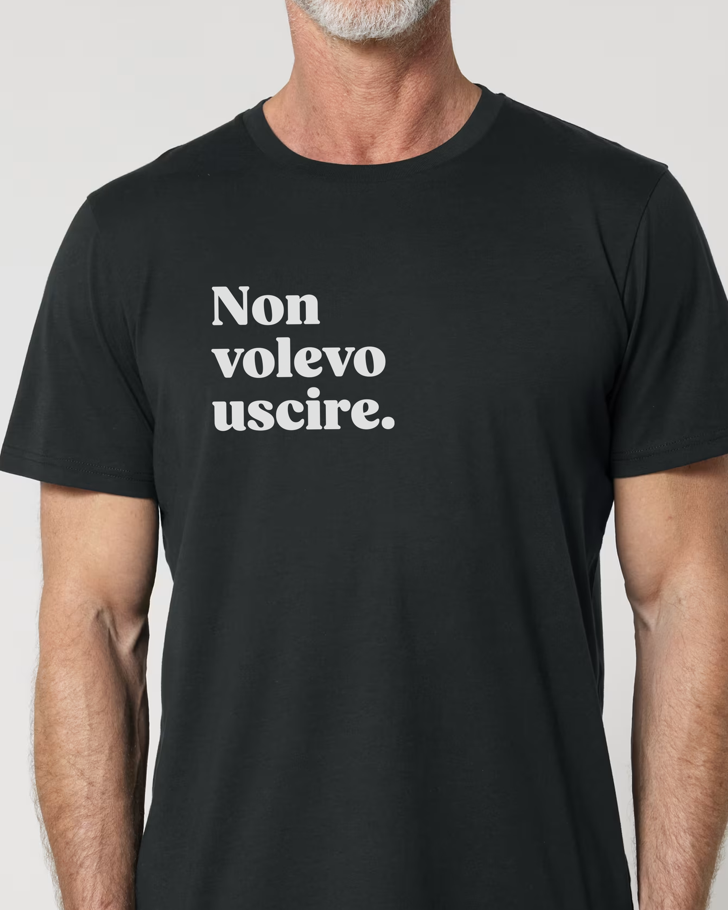 T-shirt "Non volevo uscire."