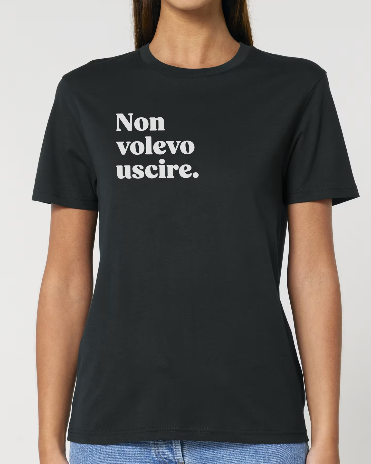 T-shirt "Non volevo uscire."
