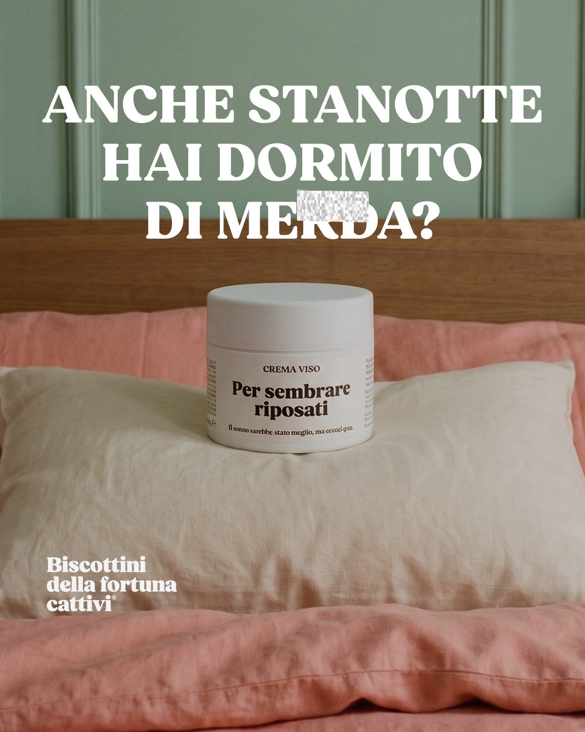 Crema viso "Per sembrare riposati"