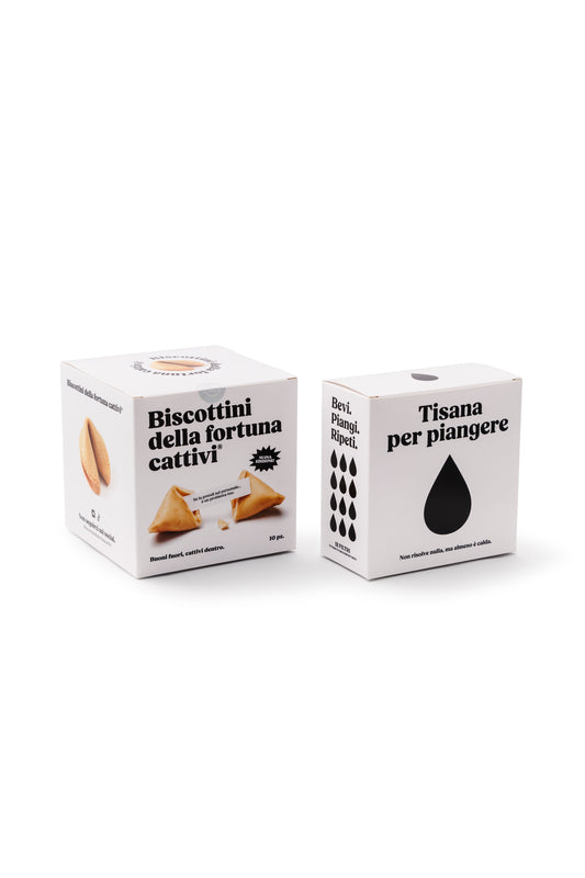 Scatola di Biscottini + Tisana per piangere
