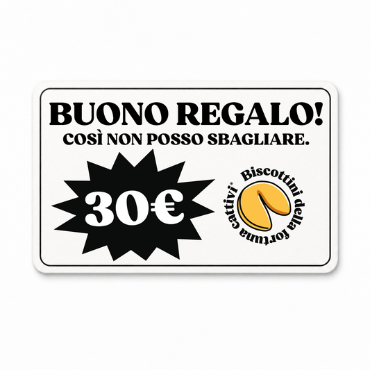 Buono regalo - Biscottini della fortuna cattivi®