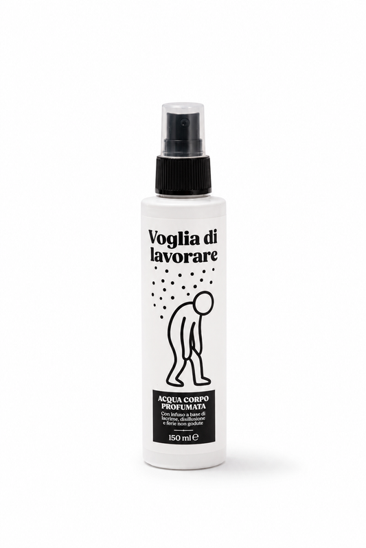 Acqua corpo profumata "Voglia di lavorare"