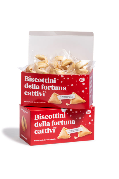 Biscottini della fortuna cattivi speciale Natale (Box da 20pz.)