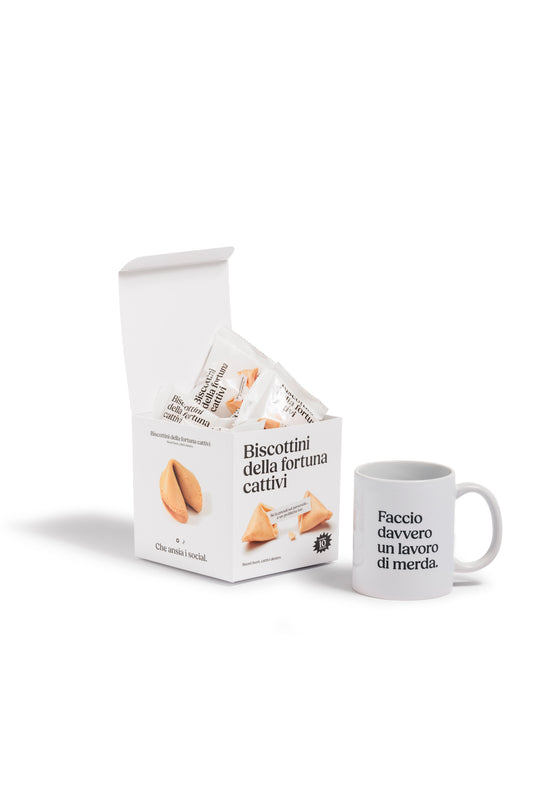 Scatola di Biscottini cattivi + Mug