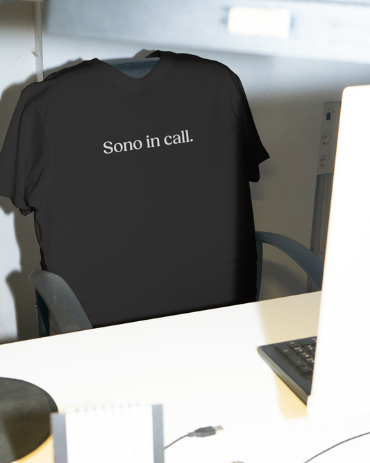 T-shirt "Sono in call."